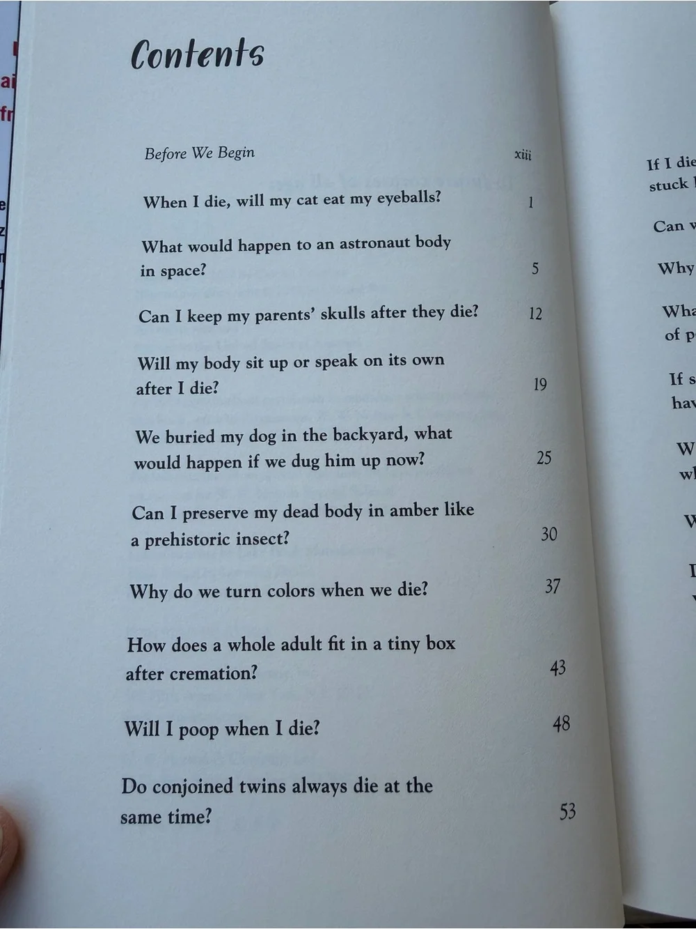 Book Hardcover Will My Cat Eat My Eyeballs by Mortician Caitlin Doughty